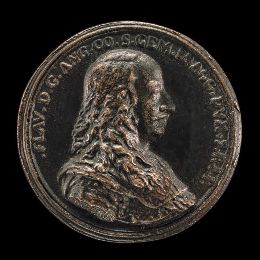 Falvio Orsini, died 1698, Duke of Bracciano [obverse] — Charles-Jean-François Chéron