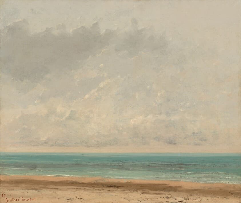 Calm Sea — Gustave Courbet