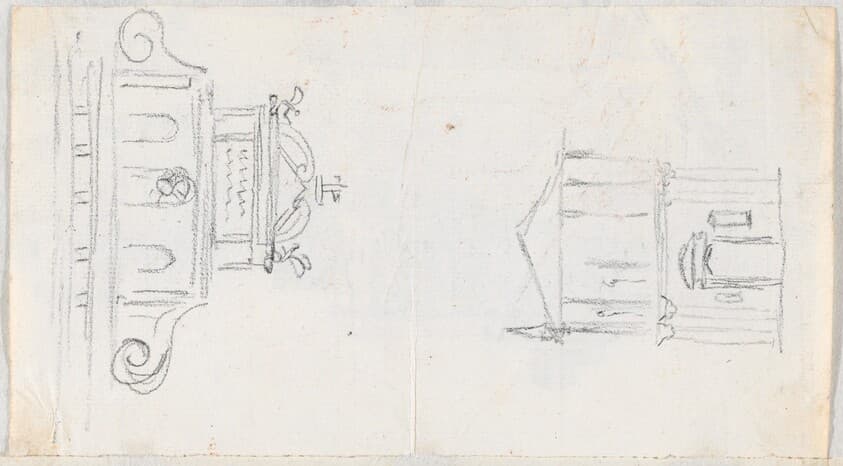 Two Church Facades — Jacques-Louis David