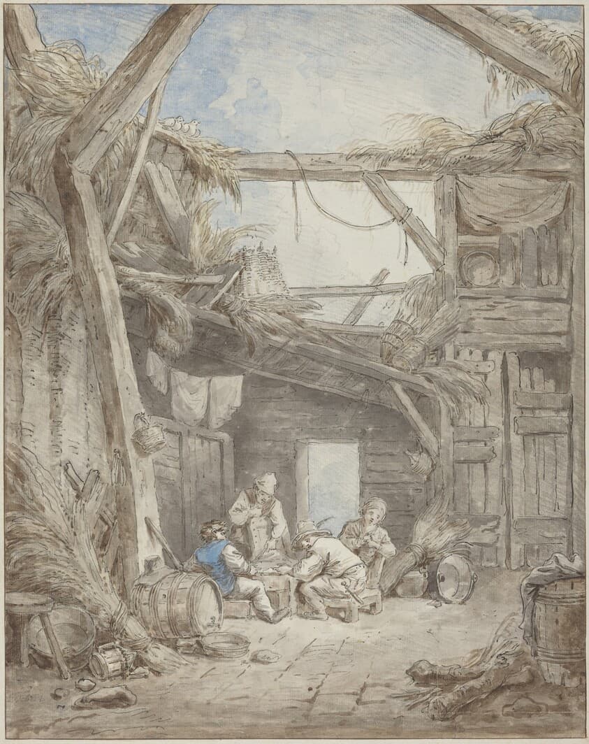 Ruined Farm — Hubert Robert