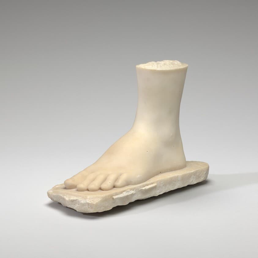 Foot of "The Greek Slave" — Hiram Powers