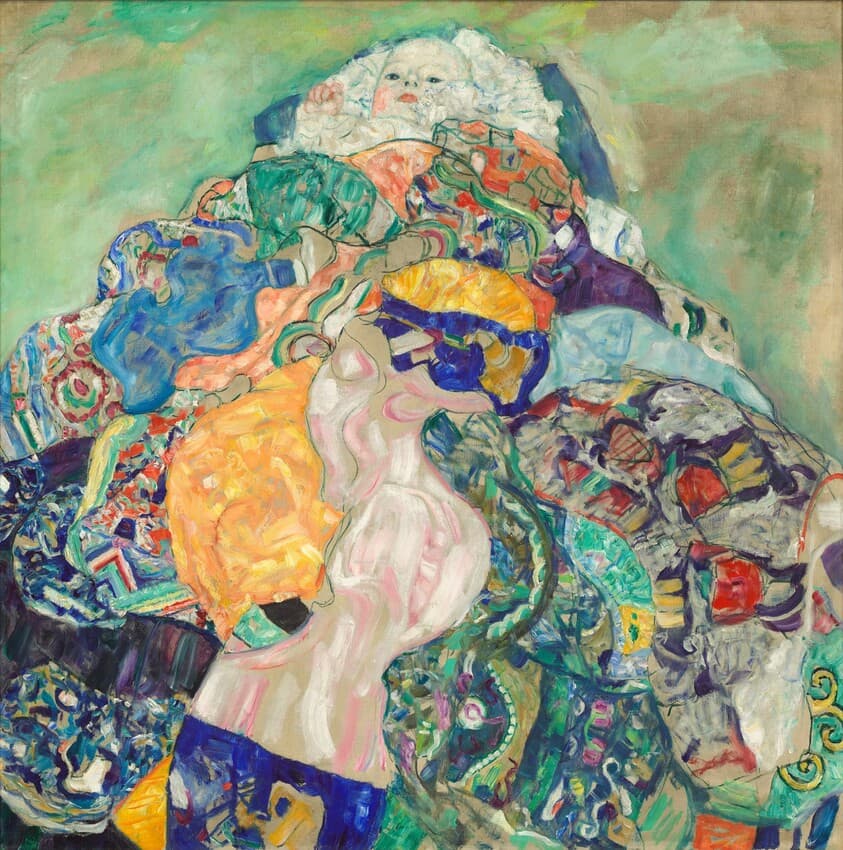 Baby (Cradle) — Gustav Klimt