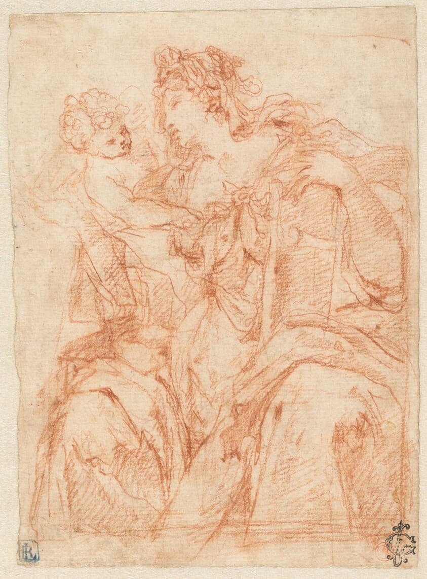 Study for the Sibyl of the Casa Budrioli — Lorenzo Pasinelli