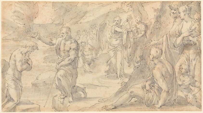 The Baptism of Christ — Friedrich Sustris