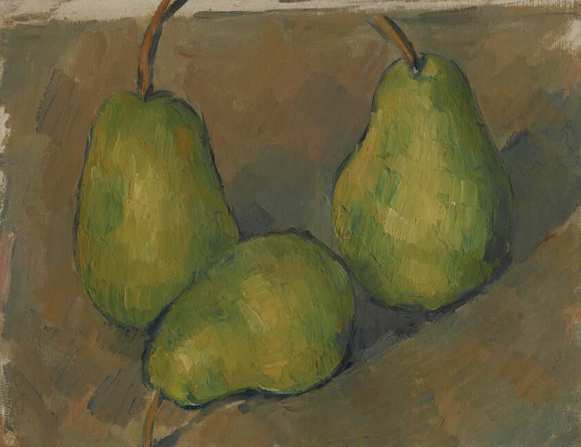 Three Pears — Paul Cezanne