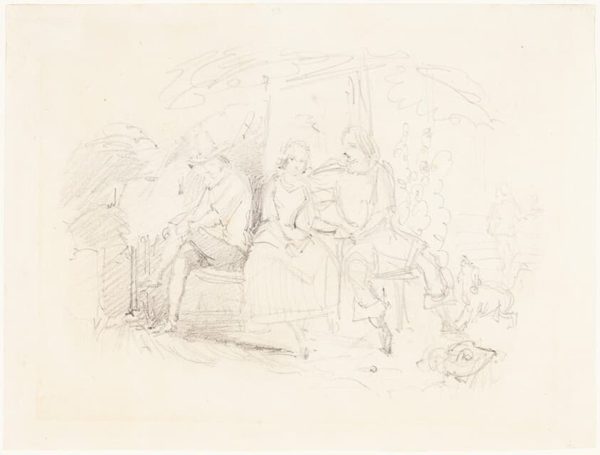 Lovers under a Tree — John Everett Millais