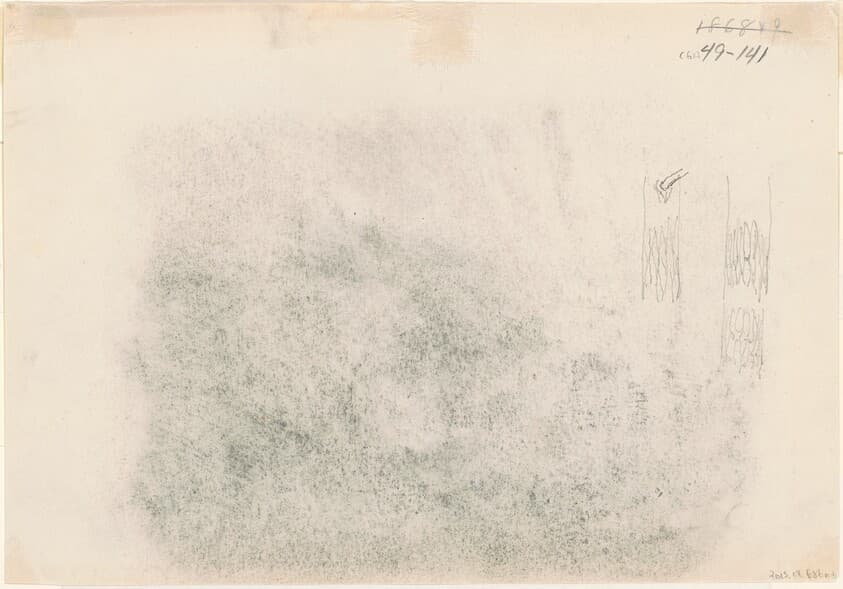 Tree Trunks [verso] — John Singer Sargent