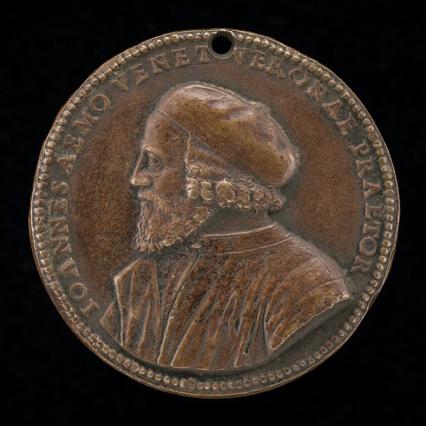 Giovanni Emo, Podesta of Verona 1527 [obverse] — Giovanni Maria Pomedelli
