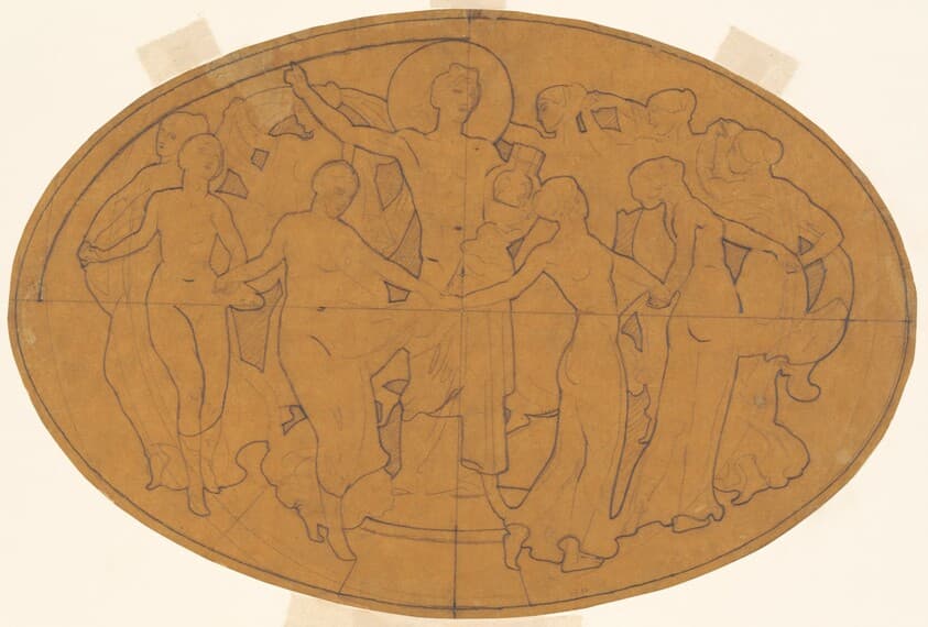 Study for "Apollo and the Muses" — John Singer Sargent