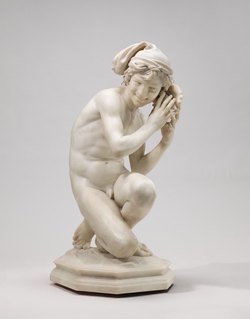 Neapolitan Fisherboy (Pêcheur napolitain à la coquille) — Jean-Baptiste Carpeaux