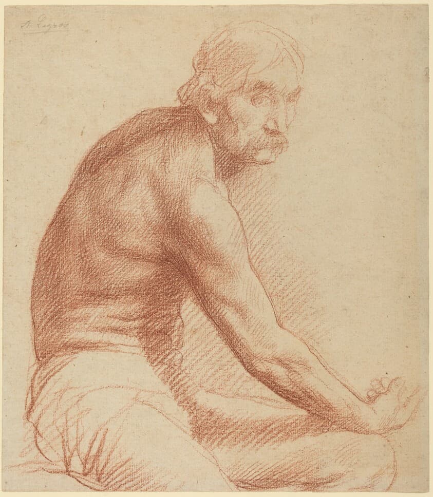 Study of a Greek — Alphonse Legros