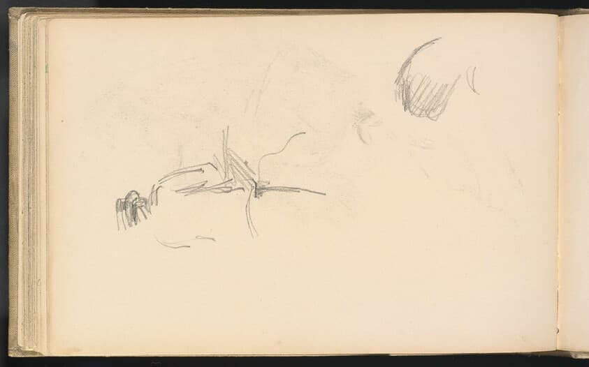 A Man seen from Behind — Paul Cezanne