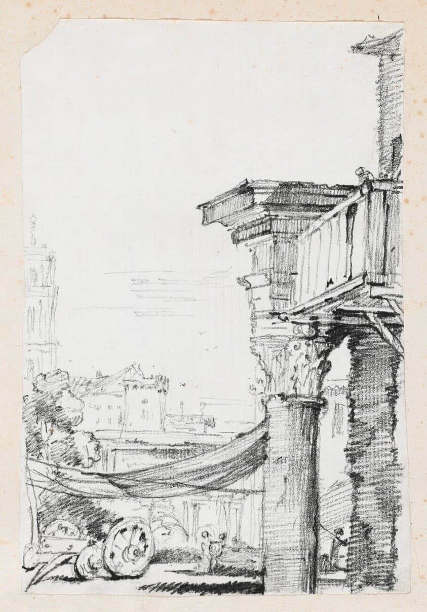 A Balcony in the Roman Forum — Joseph-Marie Vien