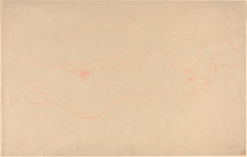 Reclining Woman — Gustav Klimt
