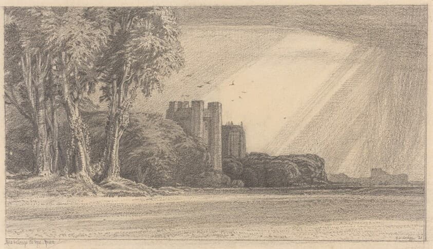 Landscape with Castle — F.L. Griggs
