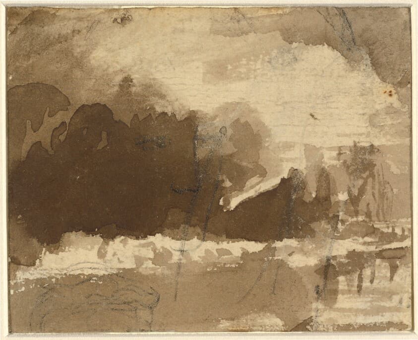 Landscape Composition [recto] — John Varley