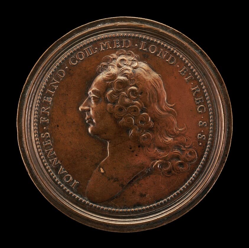 Dr. John Freind, 1675-1728, English Physician [obverse] — Ferdinand de Saint-Urbain