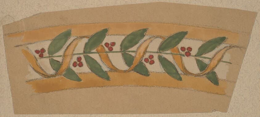 Study for a Border Design — Charles Sprague Pearce