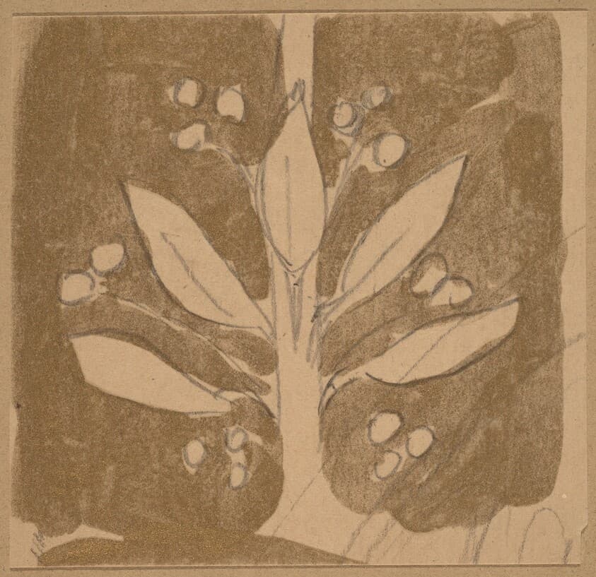 Study for a Border Design — Charles Sprague Pearce