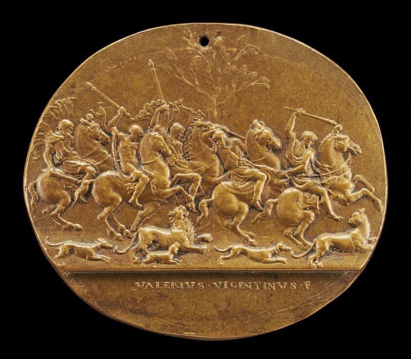 A Lion Hunt — Valerio Belli