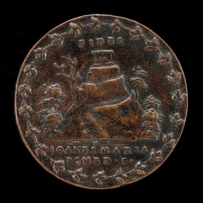 The Altar of Faith on Mount Olympus [reverse] — Giovanni Maria Pomedelli