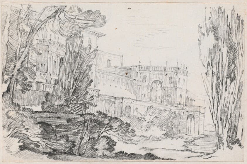 Villa d'Este, Tivoli — Joseph-Marie Vien
