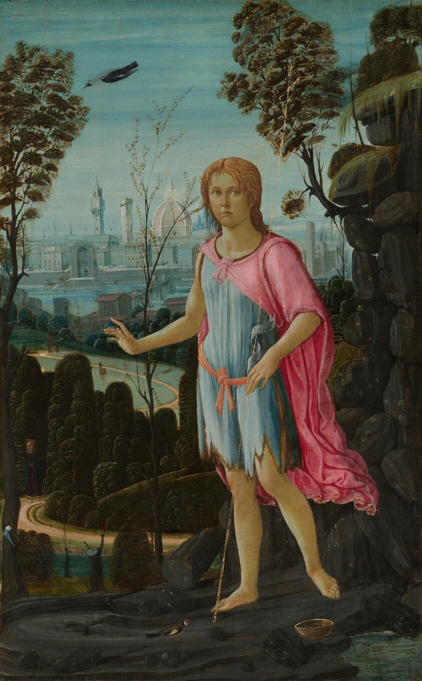 Saint John the Baptist — Jacopo del Sellaio