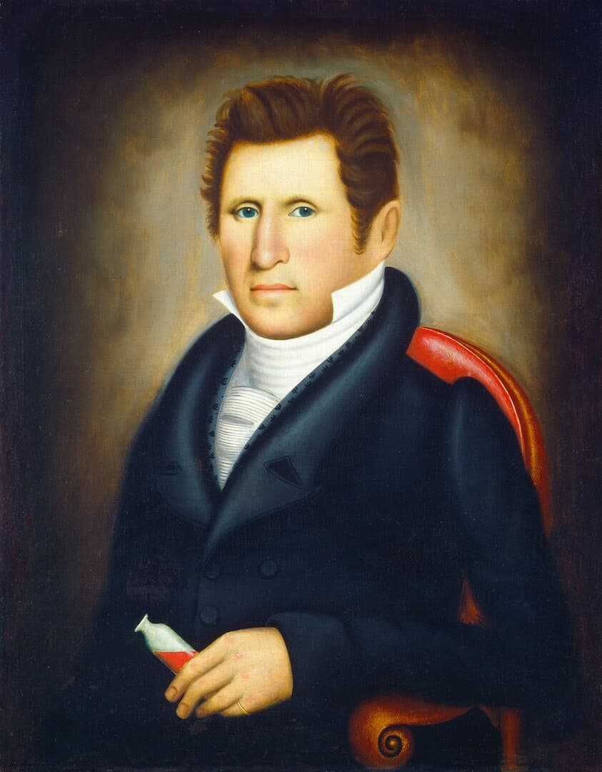 Man with Vial — Erastus Salisbury Field