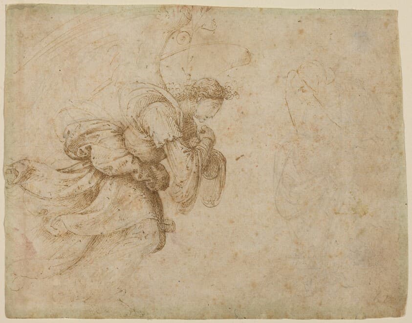 The Angel of the Annunciation [recto] — Fra Bartolommeo