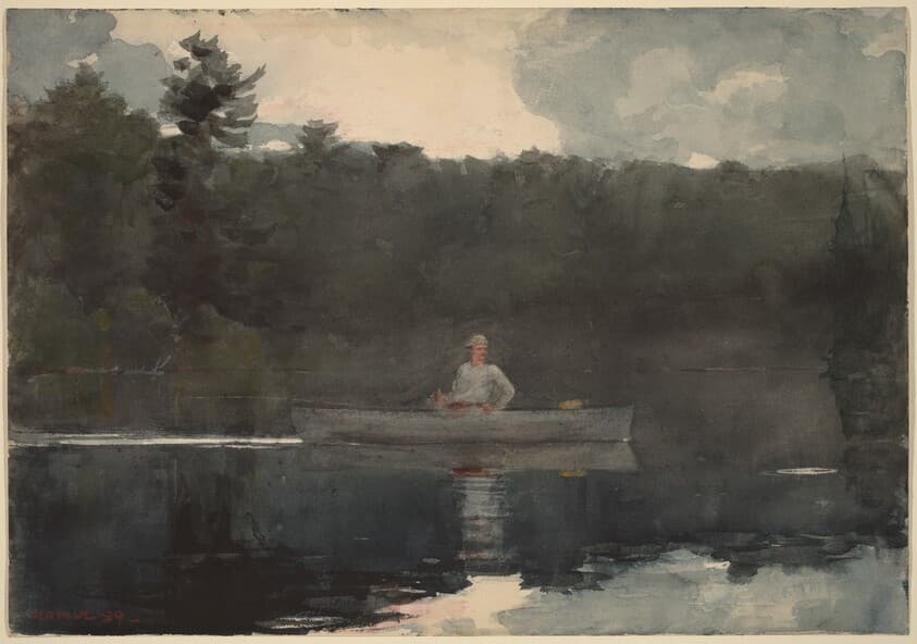 The Lone Fisherman — Winslow Homer
