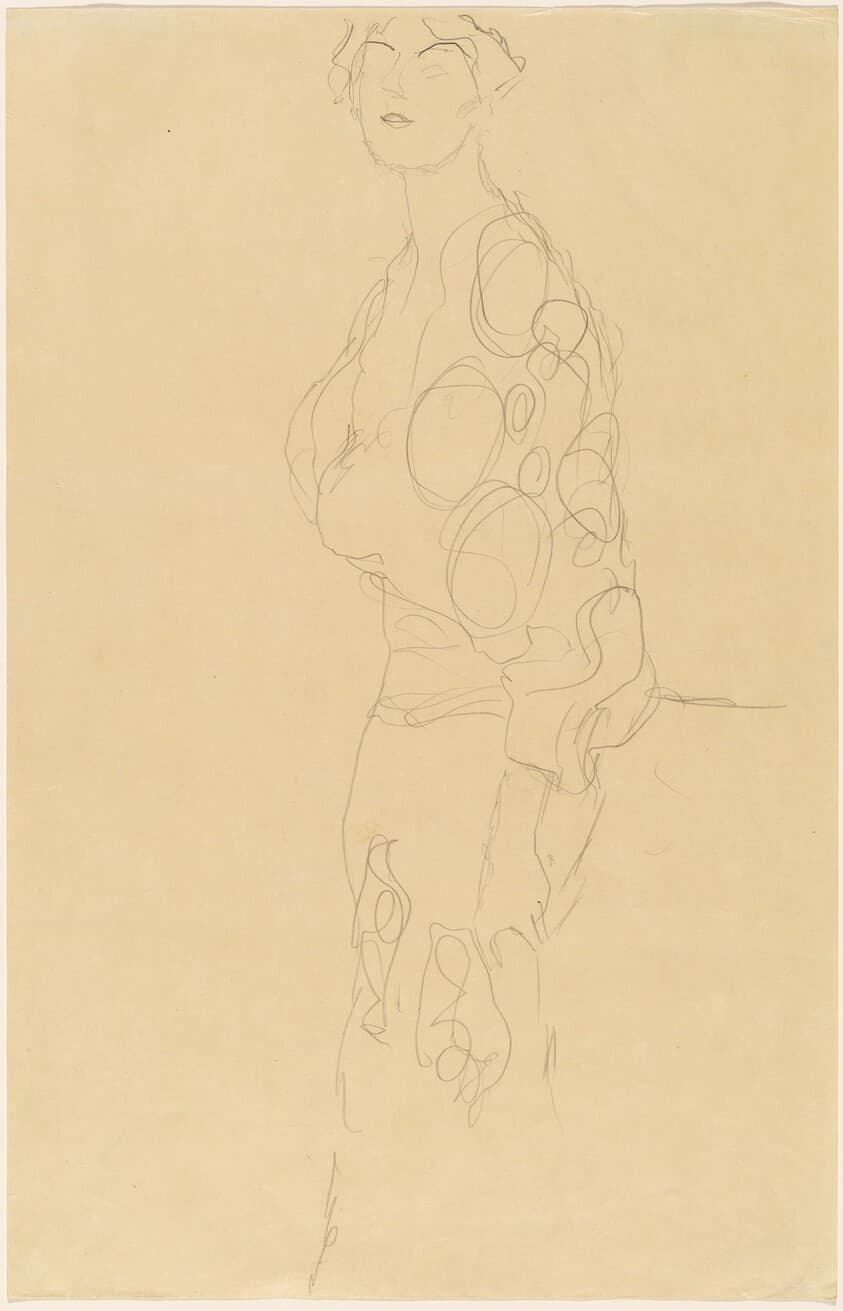 Standing Woman — Gustav Klimt