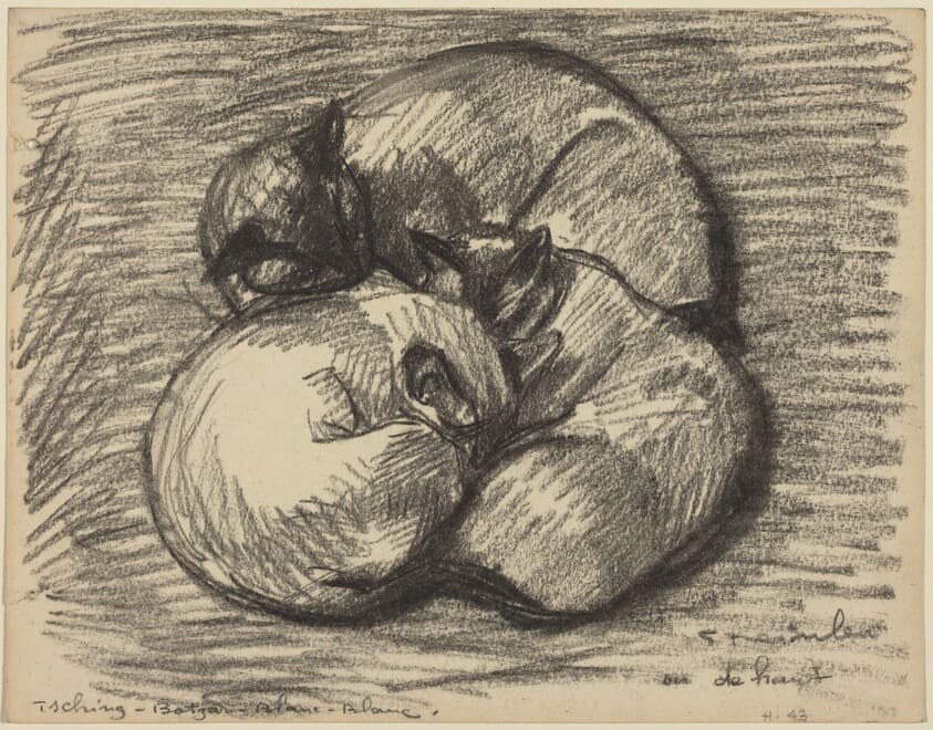 The Cats: Tsching, Batzar and Blanc-Blanc — Théophile Alexandre Steinlen