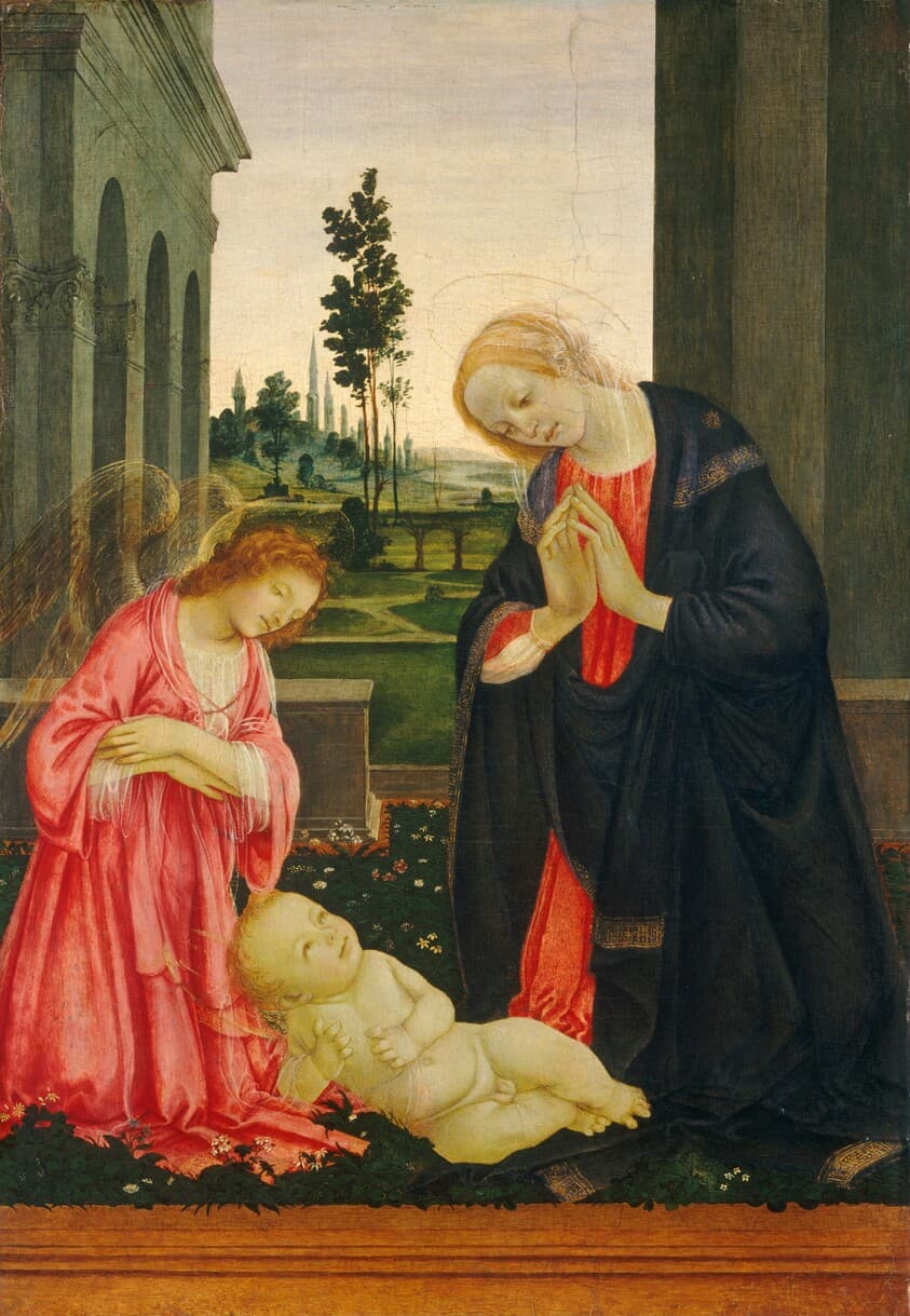 The Adoration of the Child — Filippino Lippi