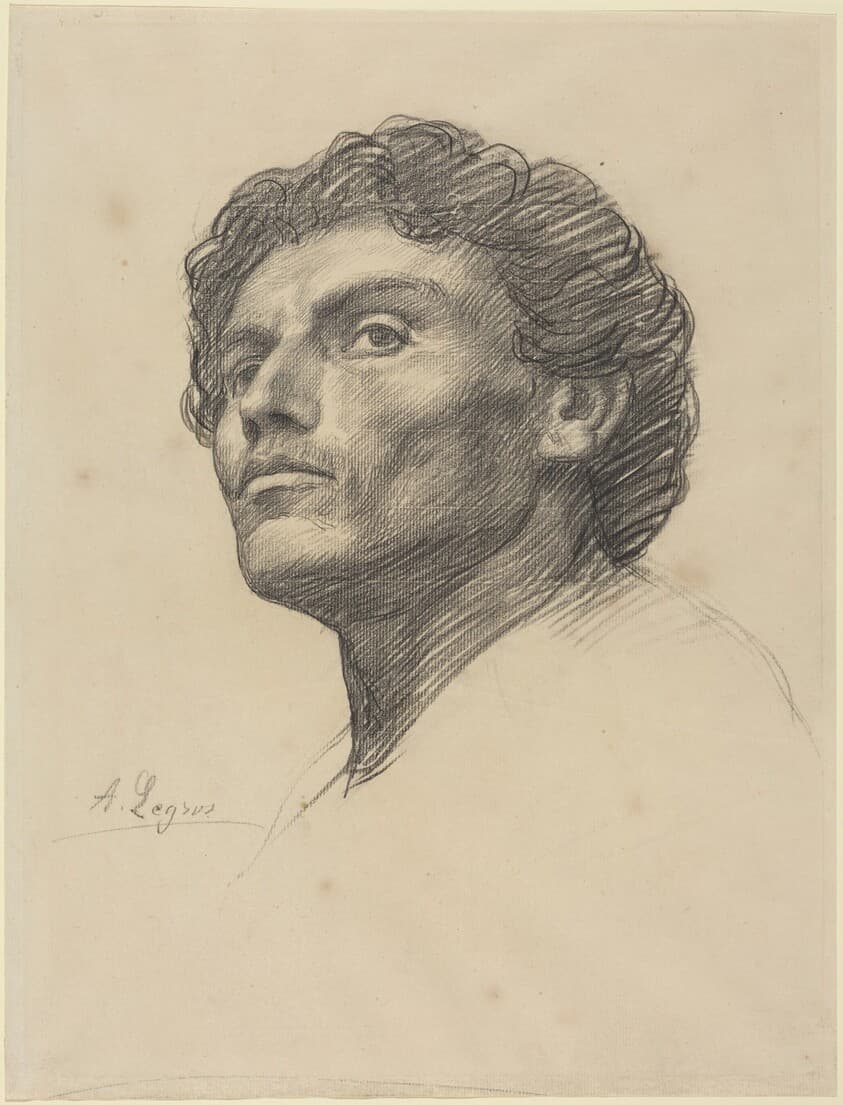 Head of a Man — Alphonse Legros