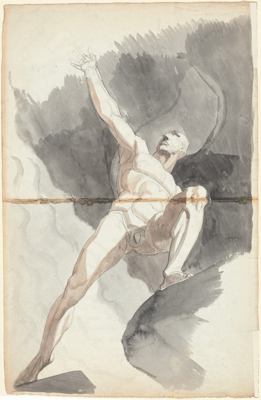 Satan Defying the Powers of Heaven — Henry Fuseli