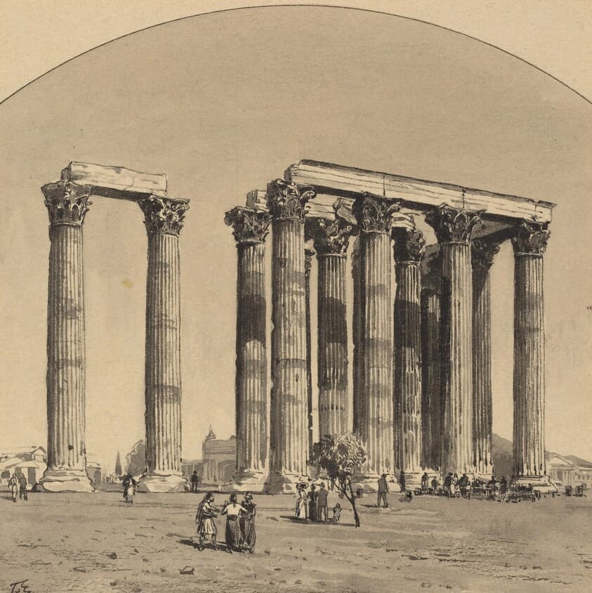 Temple of Olympian Zeus — Themistocles von Eckenbrecher