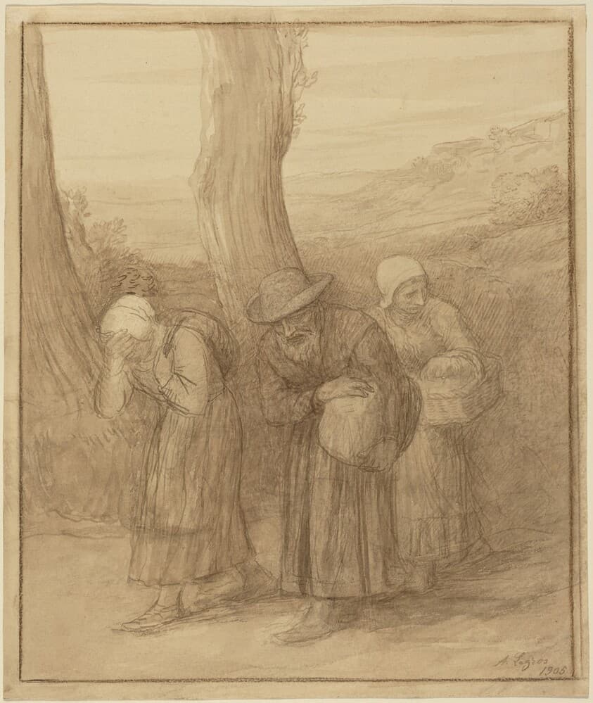 The Departure — Alphonse Legros