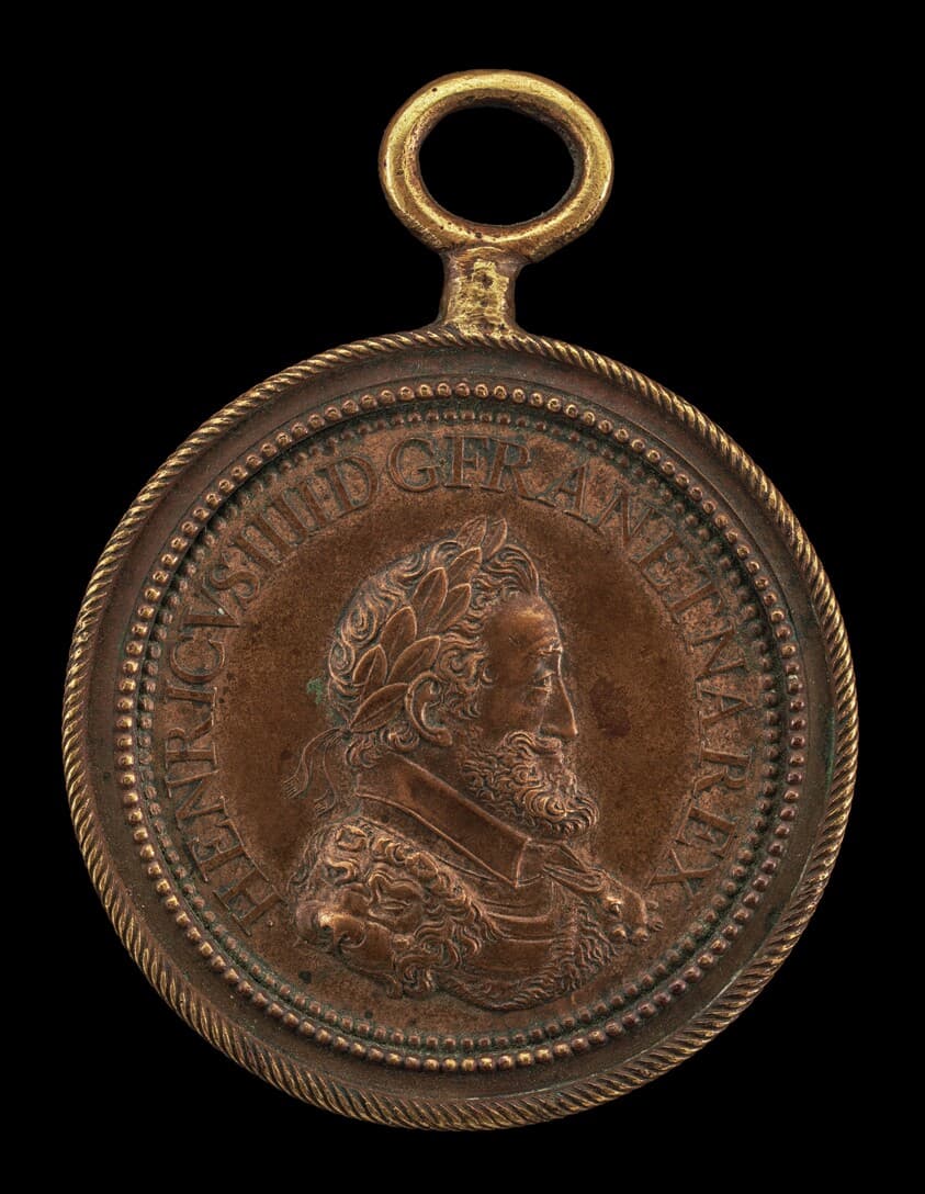 Henri IV, 1553-1610, King of France 1589 [obverse] — Philippe Danfrie II