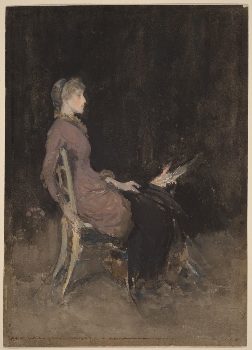 Study in Black and Gold (Madge O'Donoghue) — James McNeill Whistler