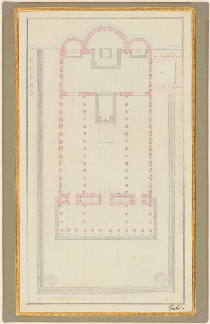 Ground Plan of a Cathedral for Berlin — Karl Friedrich Schinkel