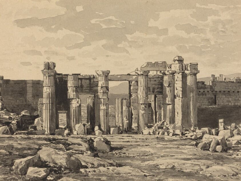 The Propylaeum from the East — Themistocles von Eckenbrecher