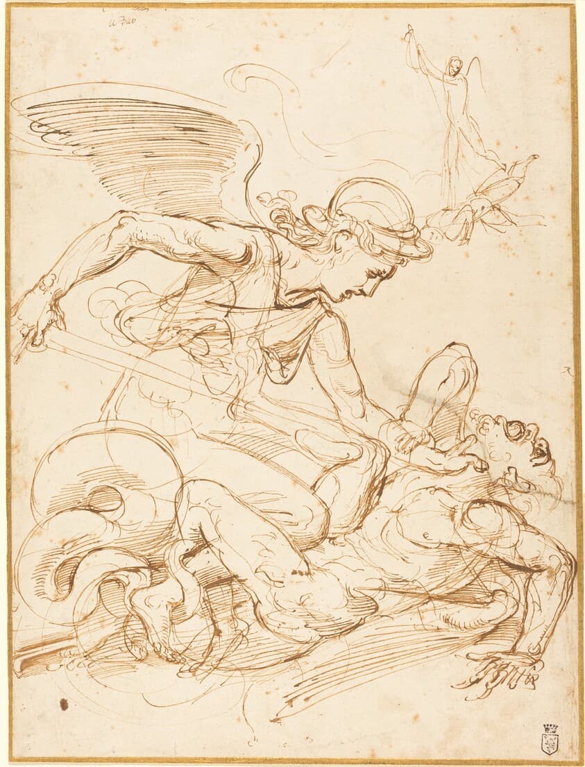 Saint Michael — Giulio Romano