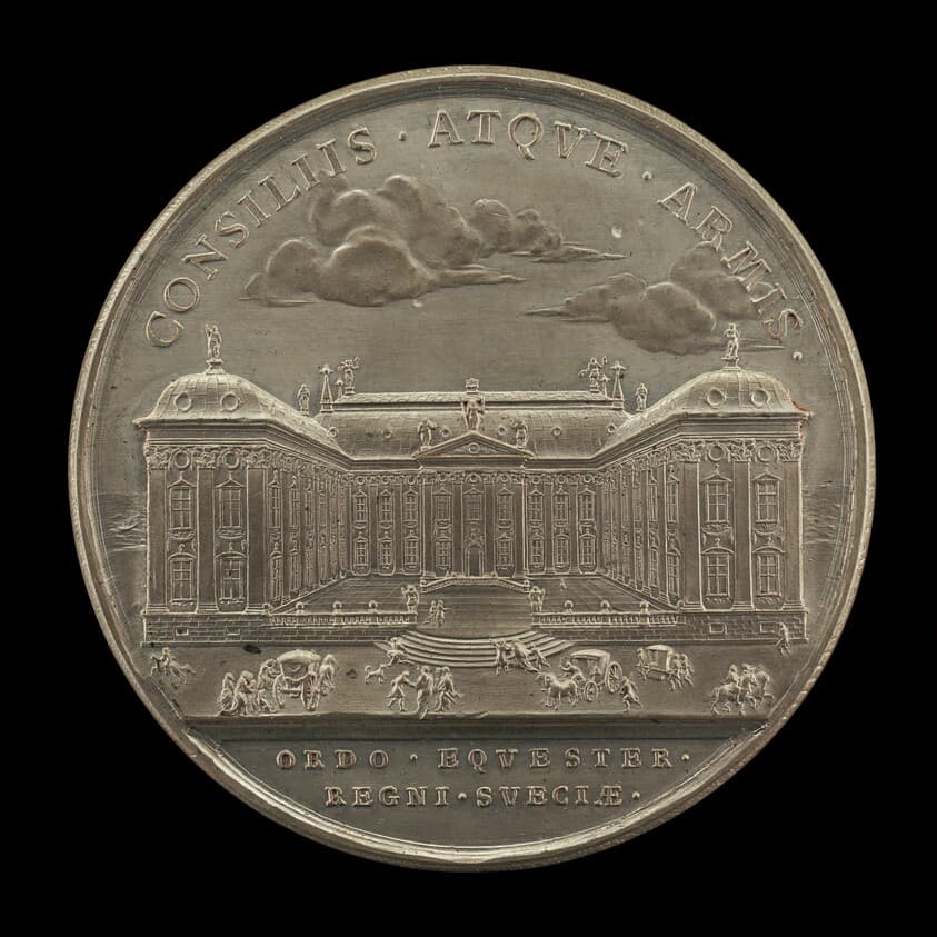 The Royal Palace, Stockholm [reverse] — Johann Karl Hedlinger