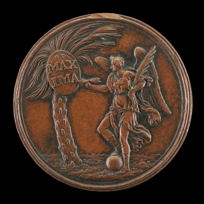 Winged Victory [reverse] — Giovanni Martino Hamerani