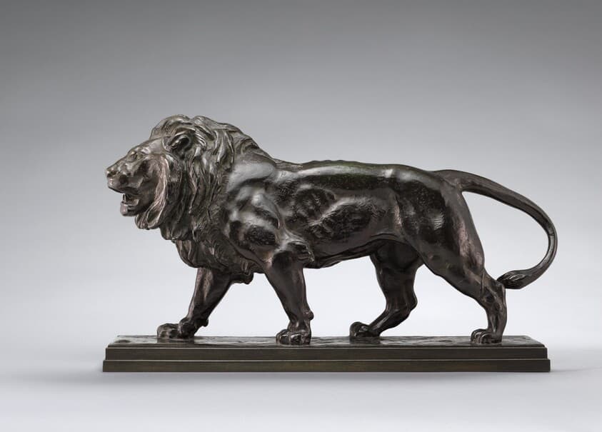 Walking Lion — Antoine-Louis Barye
