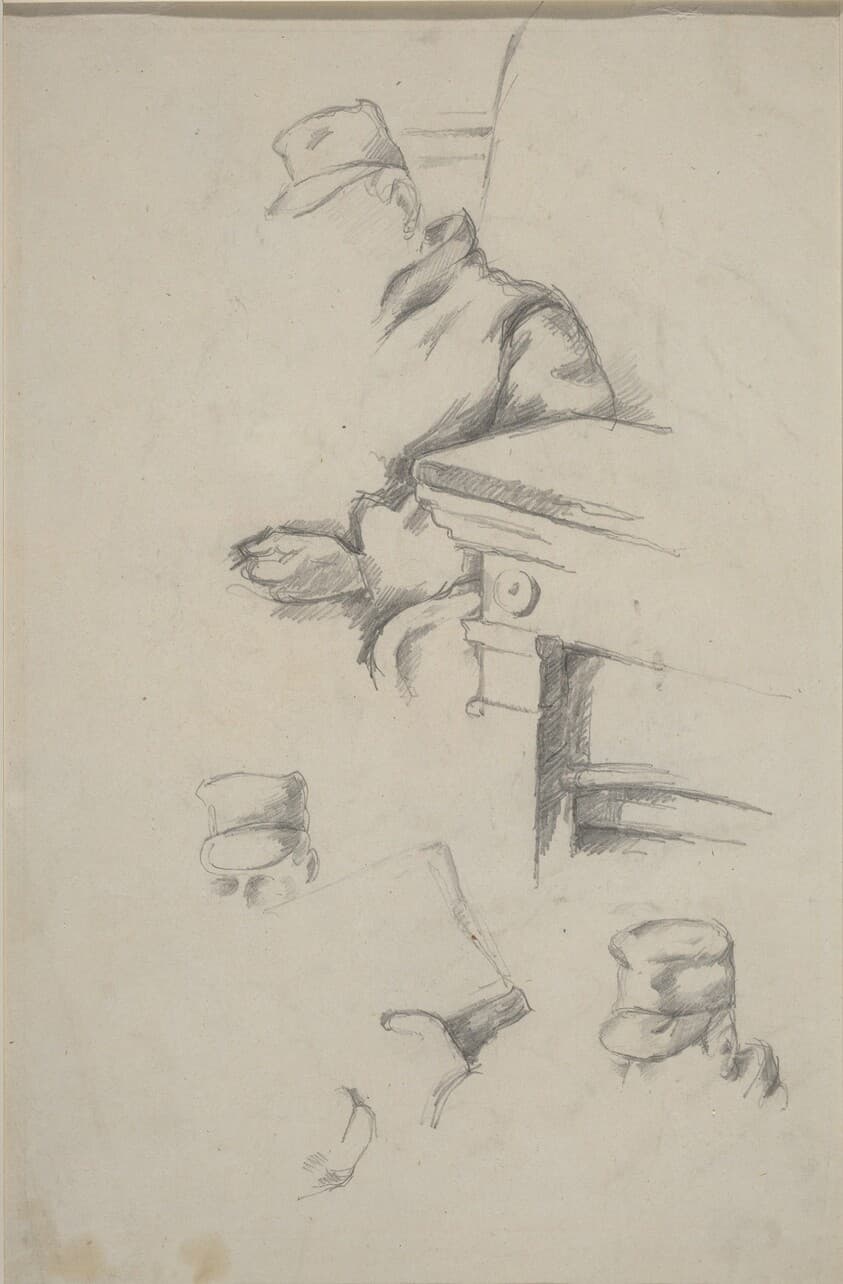 Father of the Artist [verso] — Paul Cezanne