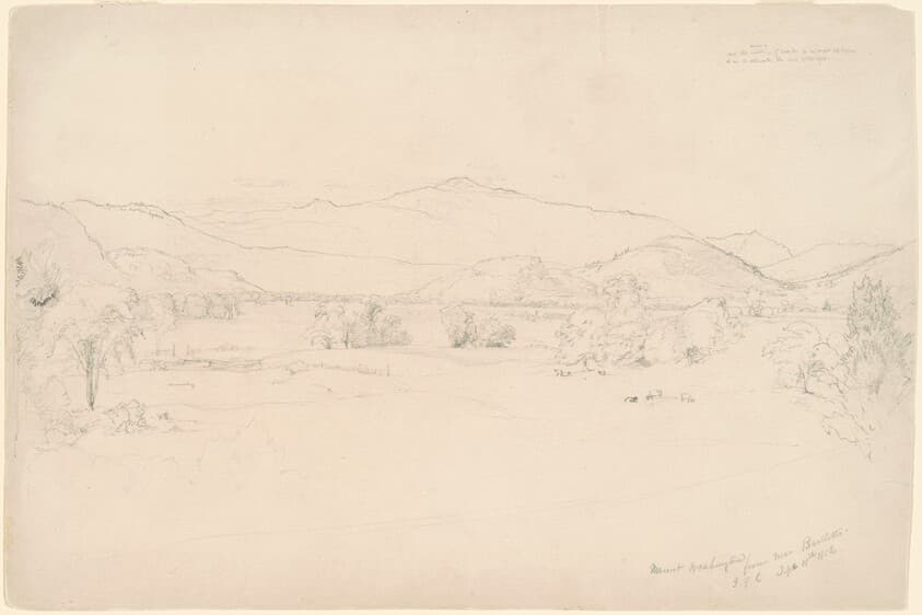 Study for "View of Mt. Washington" — Jasper Francis Cropsey