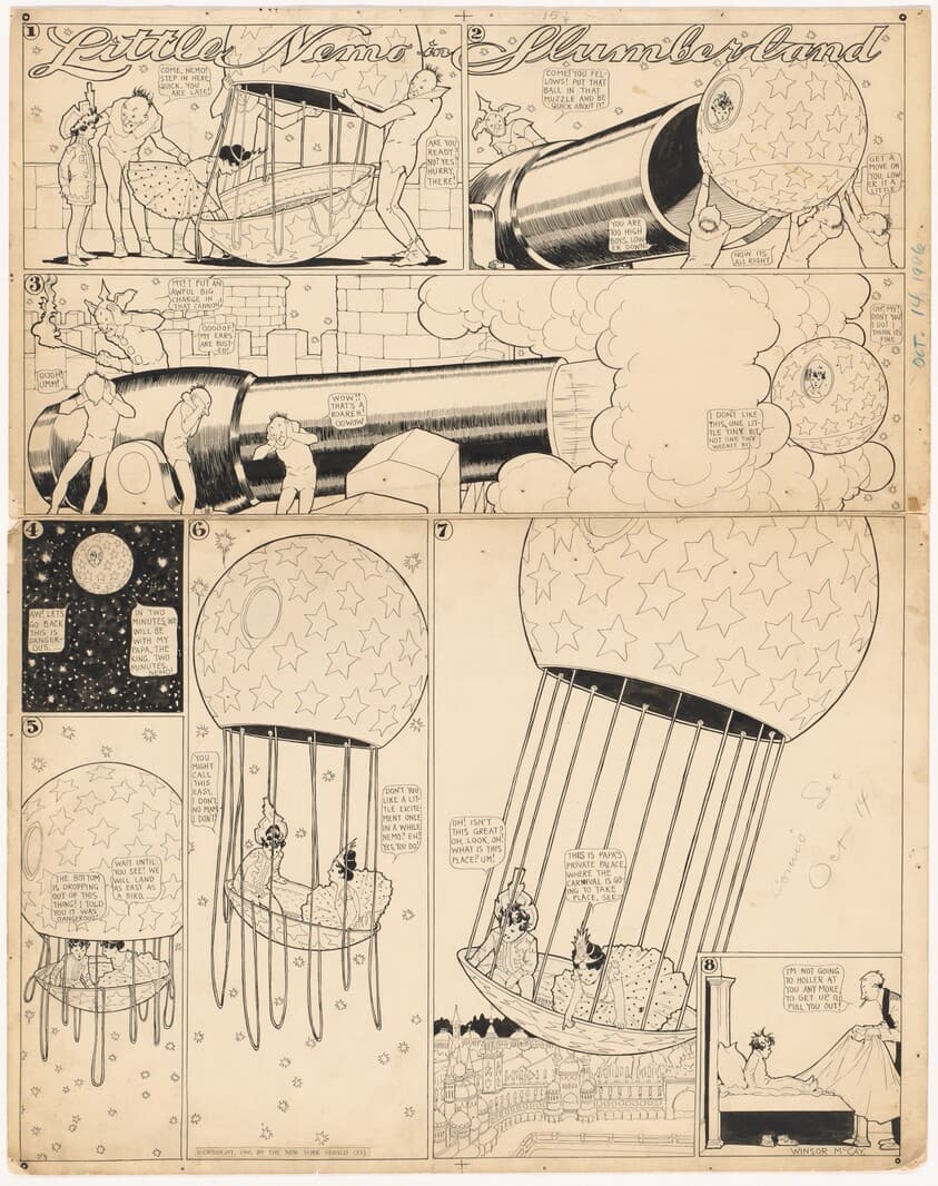 Little Nemo in Slumberland: "I don't like this, one little tiny bit, not one tiny weenie bit" — Winsor McCay