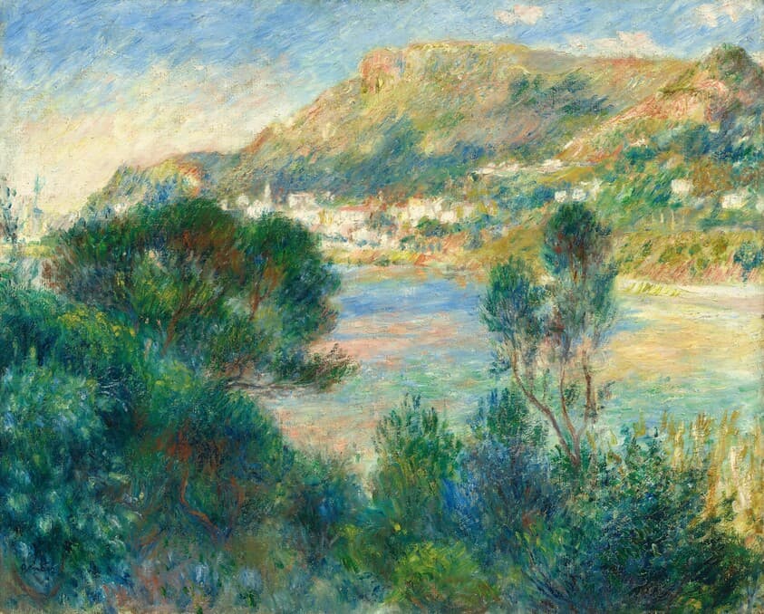 View of Monte Carlo from Cap Martin — Auguste Renoir