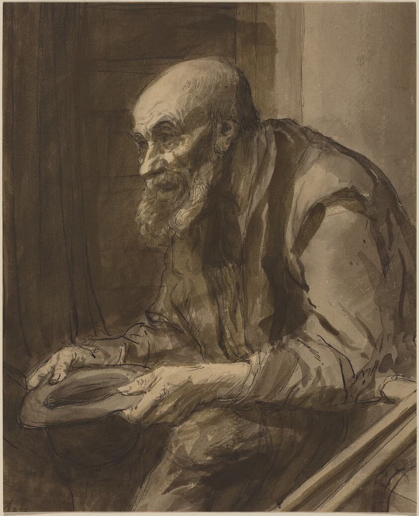 Beggar with Crutches — Alphonse Legros
